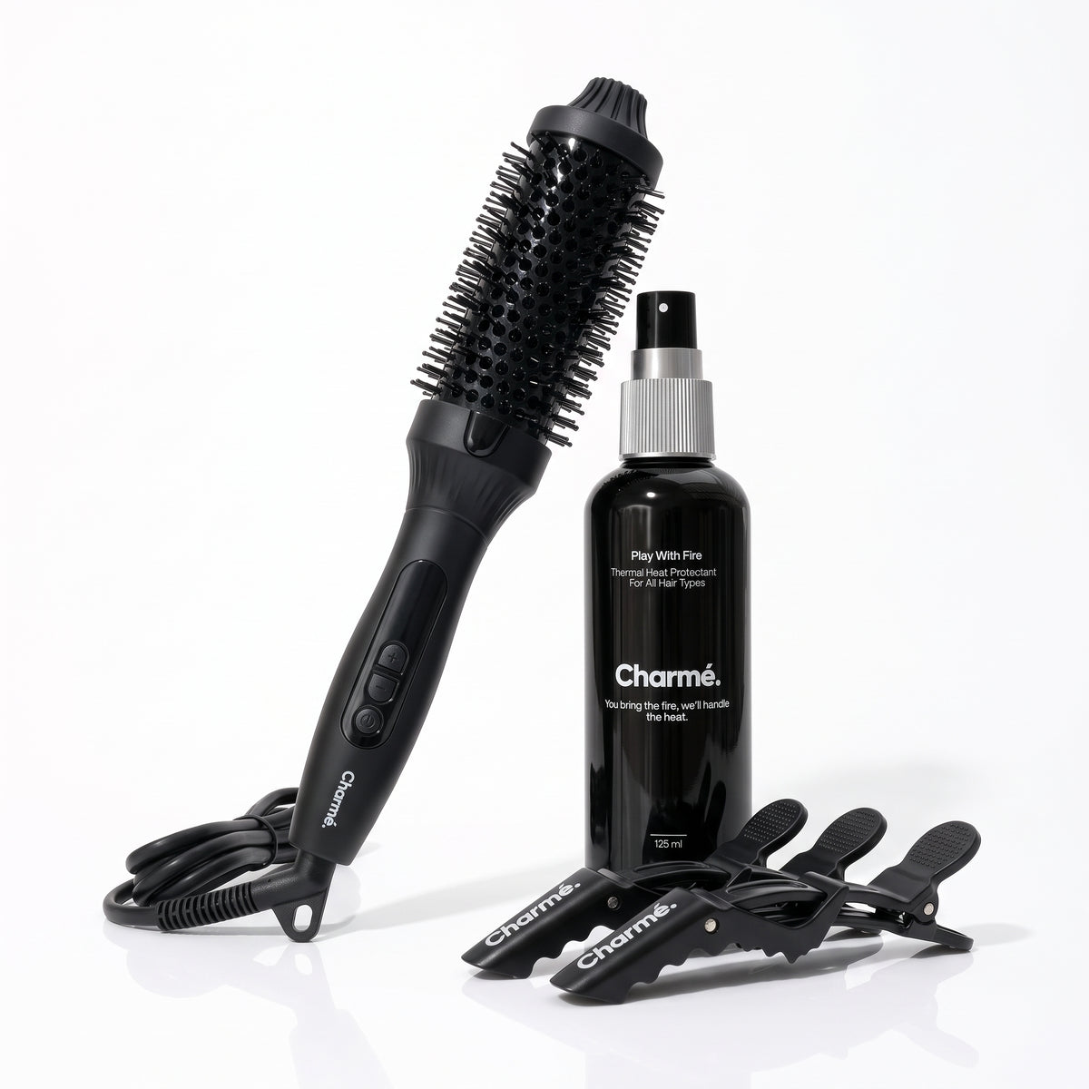 Charmé Thermal Blowout Brush + Free Starter Kit